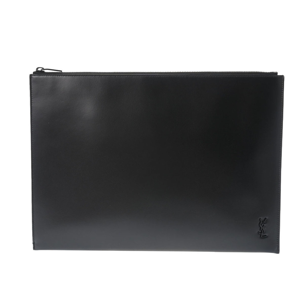 Saint Laurent Monogram Document Holder Tablet Case Black
